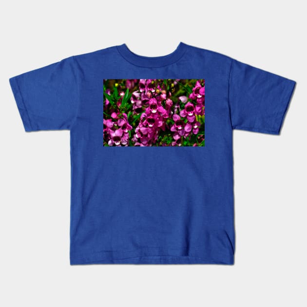 Purple Meanies Kids T-Shirt by michaelasamples